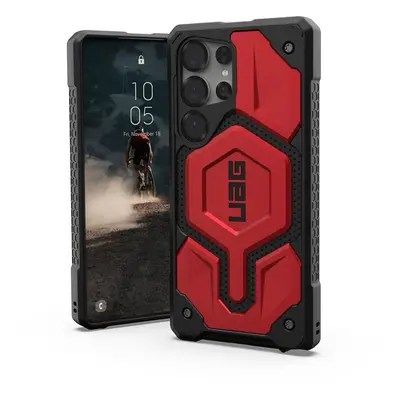 UAG Monarch Pro Samsung Galaxy S25 Ultra mágneses tok, crimson