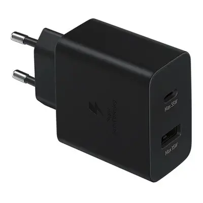 Samsung EP-TA220NBE hálózati gyorstöltő 2xUSB, 30W, fekete