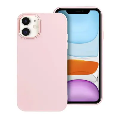 Frame Apple iPhone 11 közepesen ütésálló tok kameravédő kerettel, rózsaszín