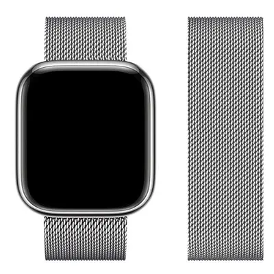 Forcell F-Design FA03 Apple Watch 38/40/41mm szíj, ezüst