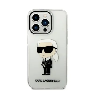 Karl Lagerfeld IML Ikonik NFT hátlap tok Apple iPhone 14 Pro, átlátszó