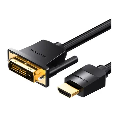 Vention ABFBF HDMI-DVI kábel, 1m, fekete