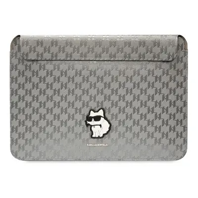 Karl Lagerfeld Sleeve Saffiano Monogram Choupette KLCS14SAKHPCG 14" laptop tok ,ezüst