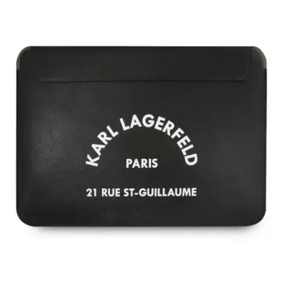 Karl Lagerfeld Sleeve Saffiano RSG KLCS133RSGSFBK 13" laptop tok, fekete