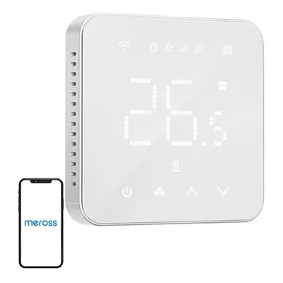 Meross Intelligens Smart Wi-Fi termosztát, fehér