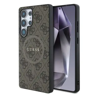 Guess Leather 4G Colored Ring Classic Logo MagSafe Samsung Galaxy S25 Ultra kemény hátlap tok, b