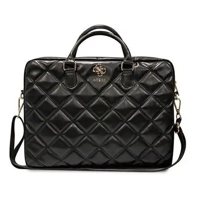 Guess Quilted 4G GUCB15ZPSQSSGK 16" tablet táska, fekete