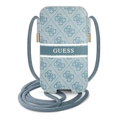 Guess 4G Stripe GUPHM4GDBL 6,1" telefontartó táska, kék