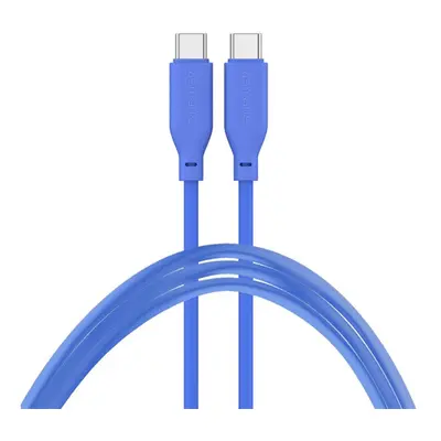 4smarts High Flex USB Type-C / USB Type-C Szilikon töltő- és adatkábel, 60W, 1.5m kék