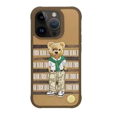 Zuck Bear San Francisco Fortune iPhone 15 Pro Max hátlap tok, golden state