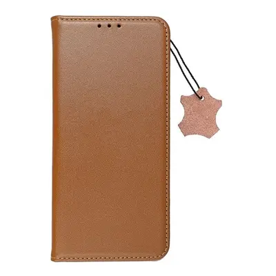 Smart Pro bőr flip tok Xiaomi Redmi Note 13 5G, barna