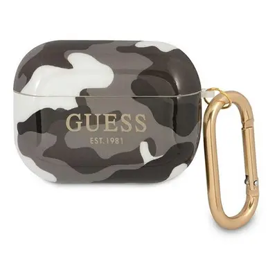 Guess Camo Collection Apple AirPods Pro tok, fekete