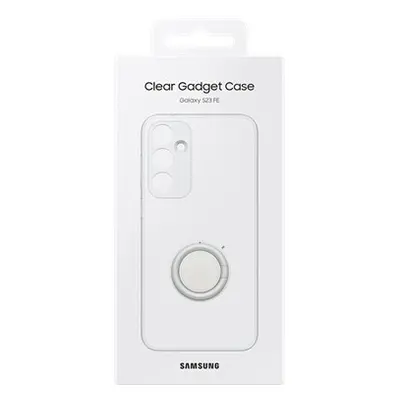 Samsung Galaxy S23 FE Clear Gadget Cover, gyári tok, átlátszó, EF-XS711CTEG