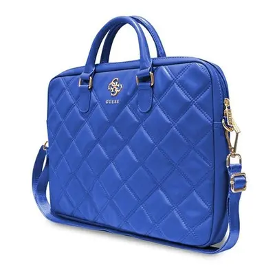 Guess Quilted 4G GUCB15ZPSQSSGB 16" tablet táska, kék