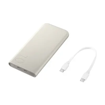 Samung EB-P3400XUEGEU külső akkumulátor 2x Type-C 10000mAh, 25W, bézs