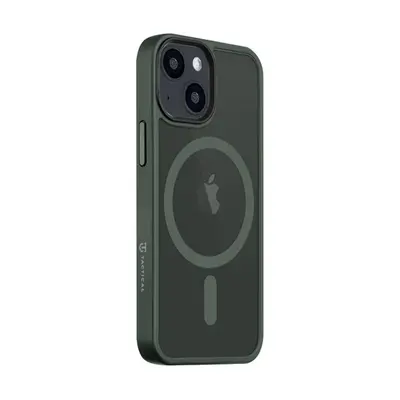 Tactical MagForce Hyperstealth Apple iPhone 13 mini Magsafe hátlap tok, áttetsző/sötétszöld