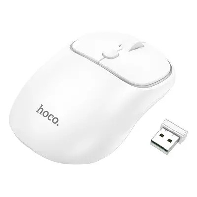 Hoco GM25 wireless vezeték nélküli egér, 2,4G 1600dpi, fehér