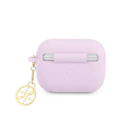 Guess 4G Charms Silicone Apple Airpods Pro tok, lila