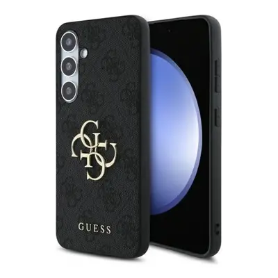 Guess 4G Big Metal Logo Samsung Galaxy S24 FE hátlap tok, szürke GUHCS24FE4GMGGR