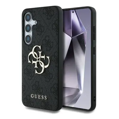 Guess Big 4G Logo Classic Logo Samsung Galaxy S25 kemény hátlap tok, fekete