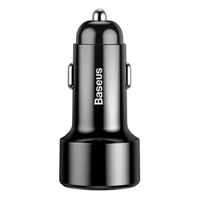 Baseus Magic autós szivargyújtó töltő 2xUSB QC 3.0 45W, fekete