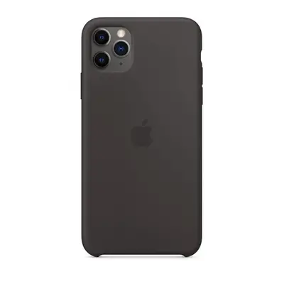 Apple iPhone 11 Pro Max gyári szilikon tok, fekete, MX002ZM/A