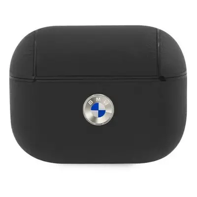 BMW Geniune Leather Silver Logo Apple AirPods Pro szilikon tok, fekete