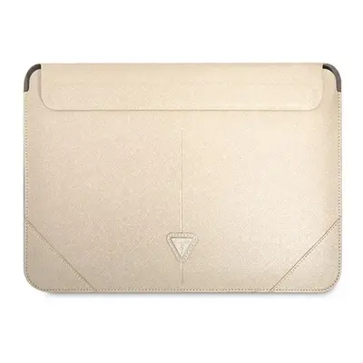 Guess Sleeve Saffiano Triangle Logo, GUCS16PSATLE 16" laptop tok, bézs