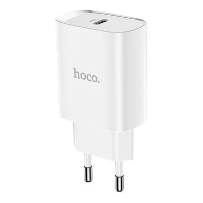 Hoco N14 hálózati tőltő adapter Type-C, PD, 20W, fehér