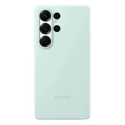 Samsung Galaxy S25 Ultra Silicone Cover, gyári szilikon tok, menta