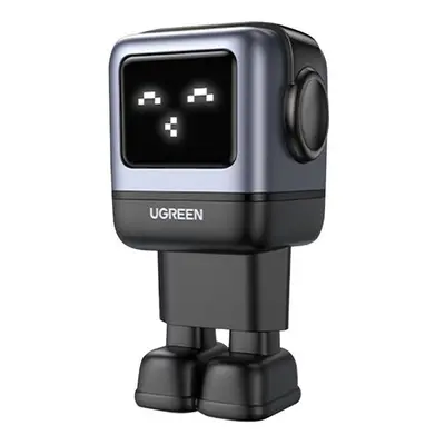 Ugreen Nexode RG 3 Port GaN gyorstöltő adapter, 65W, fekete-ezüst