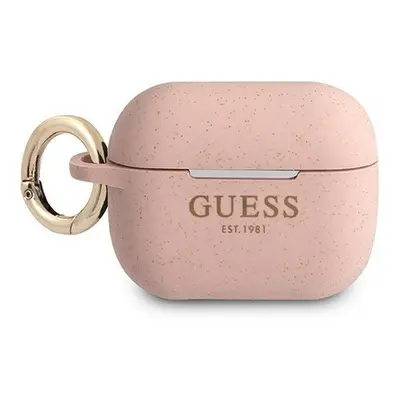 Guess Silicone Glitter Apple AirPods Pro tok, rózsaszín