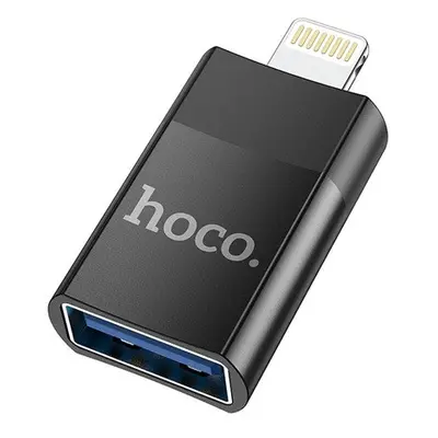 Hoco UA17 OTG adapter USB A- Lightning, fekete