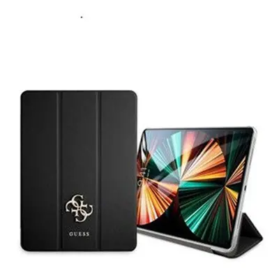 Guess Saffiano Folio Apple iPad Pro 12.9 oldalra nyíló tok, fekete