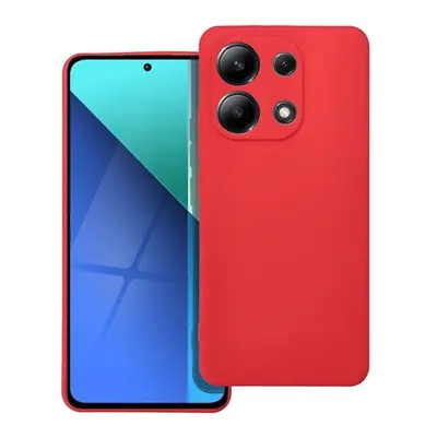 Forcell Soft Xiaomi Redmi Note 13 4G szilikon tok, piros