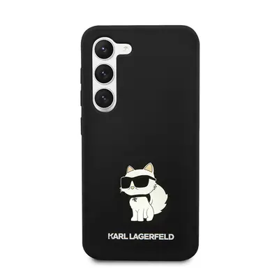 Karl Lagerfeld Silicone Choupette Samsung Galaxy S23 szilikon tok, fekete