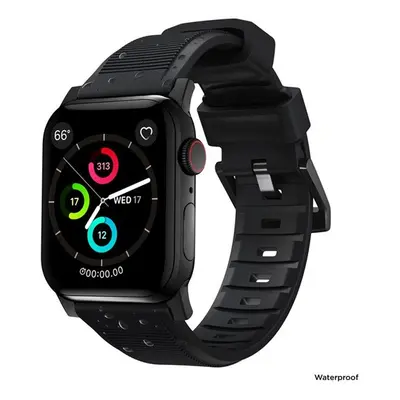 Nomad Rugged Apple Watch 42/44/45/49mm szíj, fekete