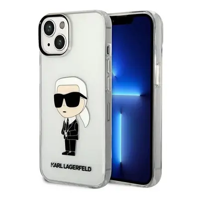 Karl Lagerfeld IML Ikonik NFT hátlap tok Apple iPhone 14 Plus, átlátszó