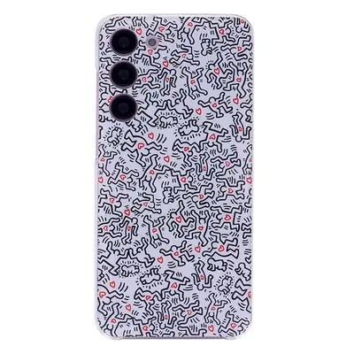 Samsung Galaxy S23 Ultra Keith Haring gyári tok, levendula lila (GP-FPS916AMCBY) Csomagolássérül