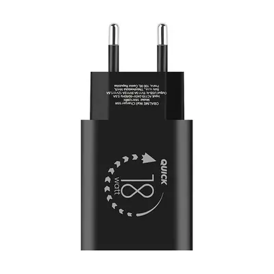 OBAL:ME USB-C hálózati adapter, 18W, fekete