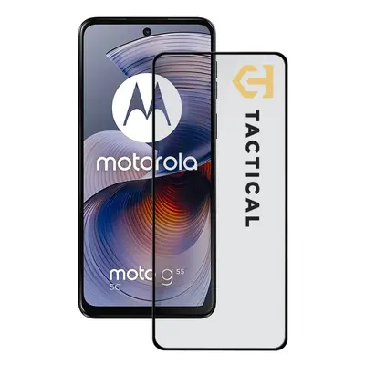 Tactical Glass Shield 5D Motorola G55 kijelzővédő üvegfólia, fekete