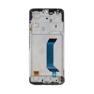 Xiaomi Redmi Note 12 5G/Poco X5 5G gyári LCD kijelző kerettel, fekete (Service Pack)