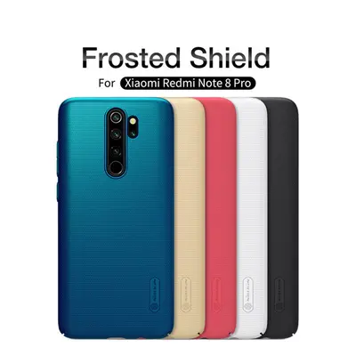 Nillkin Super Frosted Xiaomi Redmi Note 8 Pro, műanyag tok, fekete