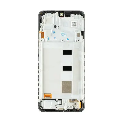 Xiaomi Redmi Note 12 4G gyári LCD kijelző kerettel, fekete (Service Pack)