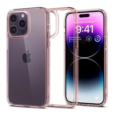 Spigen Ultra Hybrid Apple iPhone 14 Pro Max tok, Rose Crystal, rózsaszín Csomagolássérült