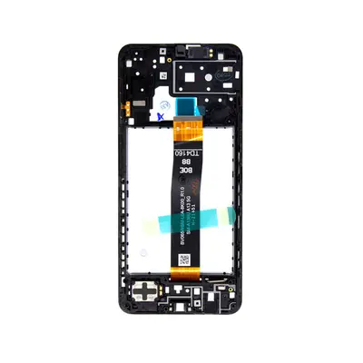 Samsung Galaxy A13 5G LCD modul kerettel, OEM jellegű, fekete ( A136 )