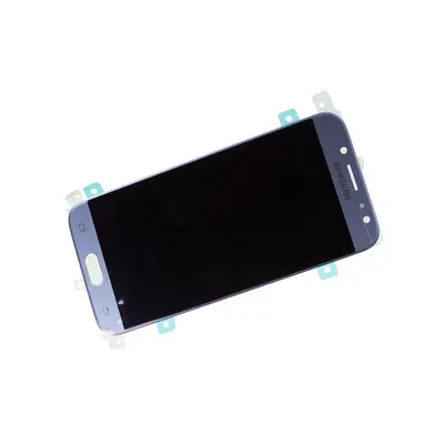 Samsung J530 Galaxy J5 2017 kompatibilis LCD modul, OEM jellegű, ezüst/kék