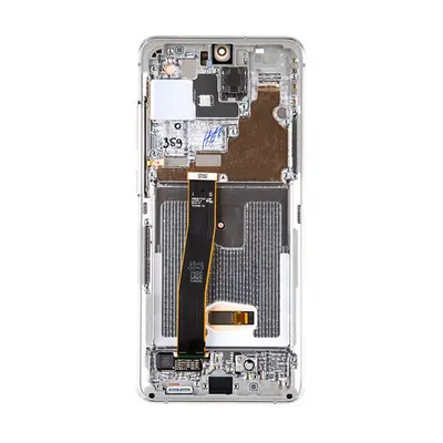 Samsung G988 Galaxy S20 Ultra kompatibilis LCD modul kerettel, kamera nélkül, OEM jellegű, kozmo