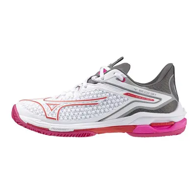 Mizuno Wave Exceed Tour 6 CC White/Radiant Red/Quiet Shade teniszcipő