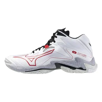 Mizuno Wave Lightning Z8 Mid White/Salsa/Black